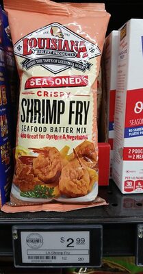 Louisiana Fish Fry Mix Shrimp Fry - 10 oz — Case of 12