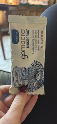 Gomacro Bar Oatmeal Chocolate Chip - 2.3 oz — Case of 12