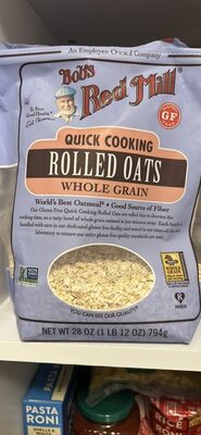 Bobs Red Mill Oats Rolled Qk Cook - 28 oz — Case of 4