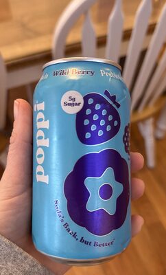 Poppi Soda Prebtc Wild Berry - 12 fl oz — Case of 12