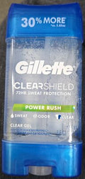 Gillette Clear Gel Power Rush Anti-Perspirant, 3.8 oz — 12 Per Case