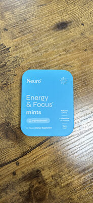 Neuro Mint Energy Focus Pprmnt - 12 ct — Case of 24 x 12-ct (288 total)