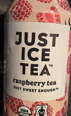 Just Ice Tea Tea Black Raspbrry Organic Ready to Drink - 12 fl oz — Case of 12