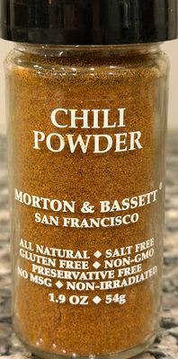 Morton & Bassett Chili Powder - 1.9 oz — Case of 3