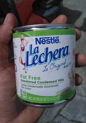 La Lechera Milk Fat Free - 14 fl oz — Case of 24