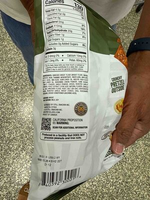 Pretzelized Snacks Chips Pretzel Pita Mdtrn - 7 oz — Case of 12