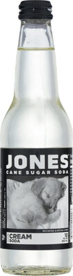 Jones Soda Cream Soda - 12 fl oz — Case of 12