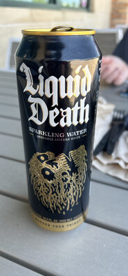 Liquid Death Water Sparkling Mountain - 19.2 fl oz — Case of 12