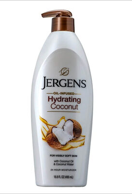 Jergens Hydrating Coconut Lotion, 16.8 oz — 6 Per Case