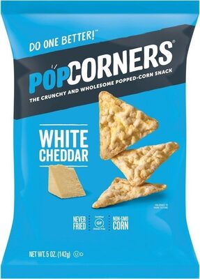 Popcorners Chip White Cheddar - 5 oz — Case of 12