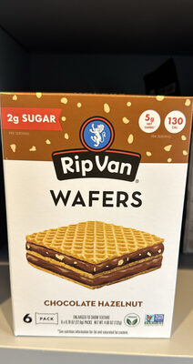 Rip Vanilla Wafer Chocolate Hzlnt 6Pc Box - 4.68 oz — Case of 6