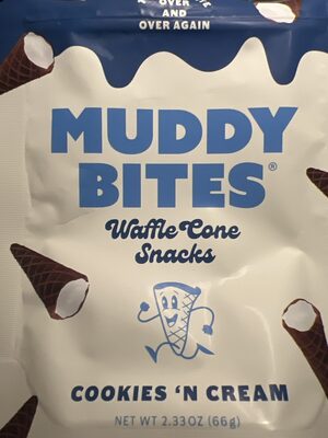 Muddy Bites Chocolate Cookies N Cream Mddy - 2.33 oz — Case of 12