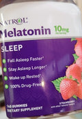 Natrol Melatonin 10 mg Gummy - 140 ct — Case of 12