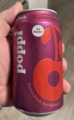 Poppi Soda Prebtc Cherry Cola - 12 fl oz — Case of 12