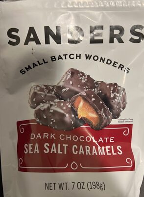Sanders Bites Dark Chocolate Sea - 7 oz — Case of 6