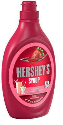 Hershey's Strawberry Syrup, 22 oz — 12 Per Case