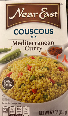 Near East Couscous Crry Medterrnian - 5.7 oz — Case of 12