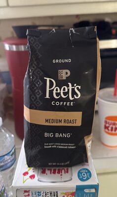 Peets Coffee Coffee Ground Big Bang - 10.5 oz — Case of 6