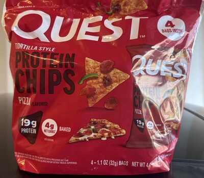 Quest Chips Tortilla Pizza 4Pc - 4.5 oz — Case of 8