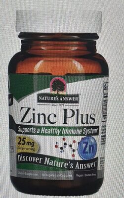 Natures Answer Zinc Plus - 60 veg capsules — Case of 12