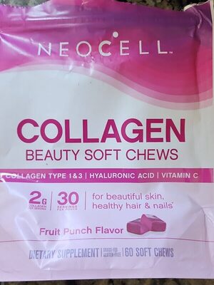 Neocell Collagen Sft Chw Fruit Pnch - 60 ct — Case of 12