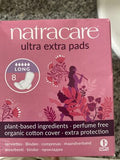 Natracare Pads Ultra Extra Long - 8 ct — Case of 3