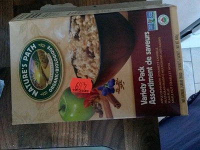 Natures Path Cereal Hot Vrty Organic 8 ct - 14 oz — Case of 6