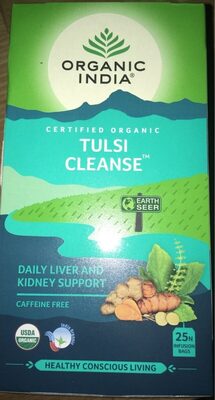 Organic India Tea Tulsi Cleanse Organic - 18 bag — Case of 6