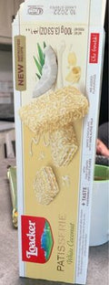 Loacker Cookie White Coconut - 3.53 oz — Case of 12