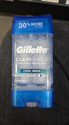 Gillette Clear Gel Cool Wave Antiperspirant, 3.8 oz — 12 Per Case
