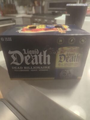 Liquid Death Tea Ready to Drink Dead Billnr 6Pack - 72 fl oz — Case of 4