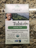 Organic India Tea Tulsi Green - 18 bag — Case of 6