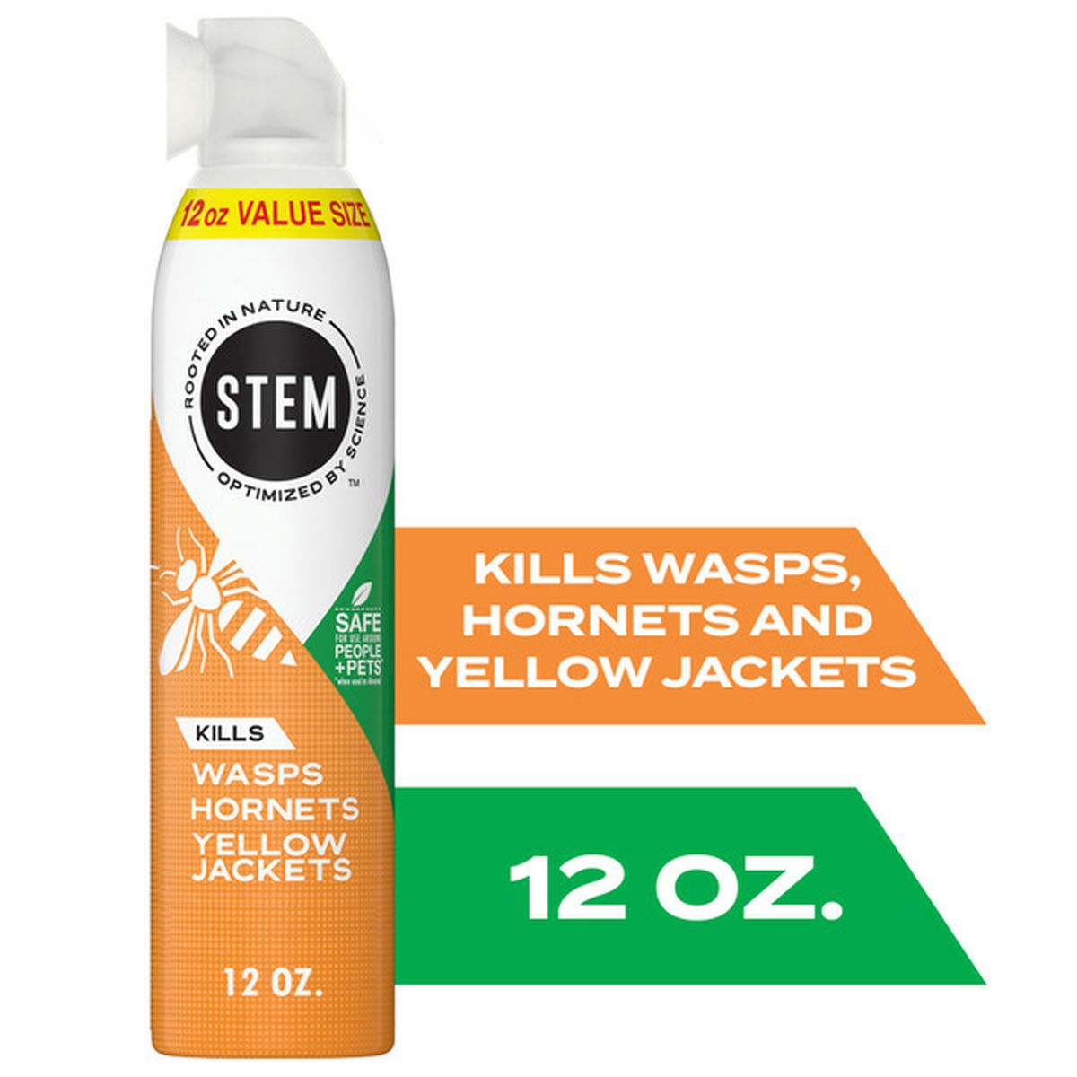 STEM Kills Wasp & Hornet Aerosol, 12 oz — 6 Per Case