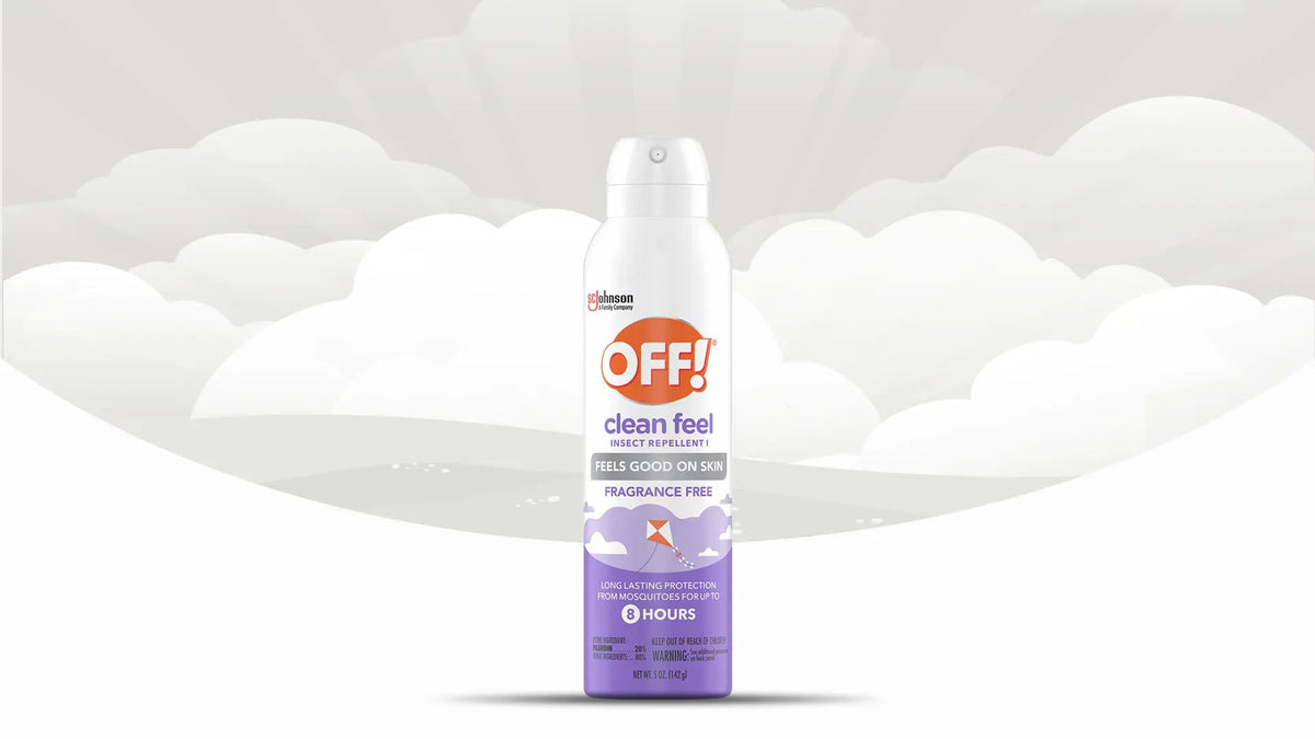 OFF! Clean FEEL 20% Kbr Aerosol, 5 oz — 12 Per Case
