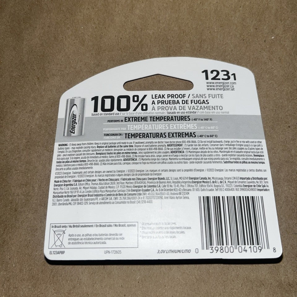 Eveready #el123apbp 3vt Photo — Case of 24