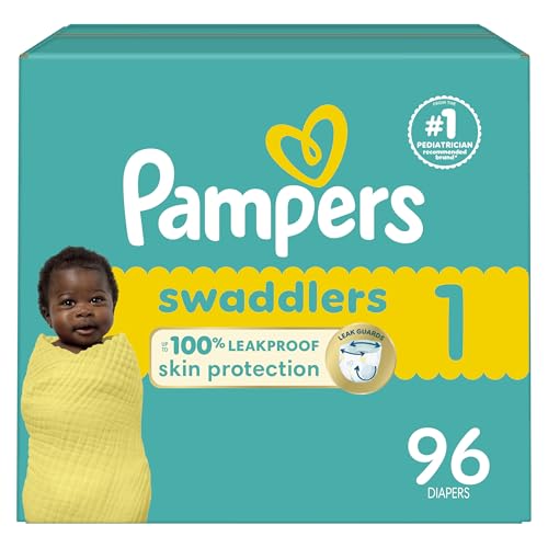 Pampers Swaddlers Diapers Size 1 (96 ct)