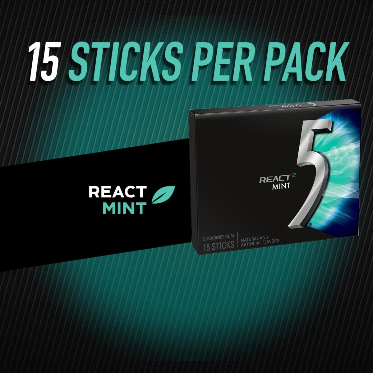 5 Gum Chewing Gum (15 Sticks) - Image 3
