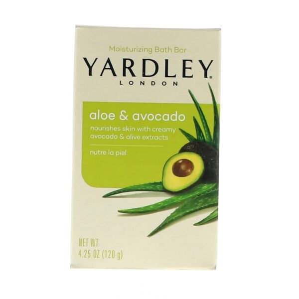Yardley Bath Bar Aloe & Avocado (4 oz, 10 Pack)