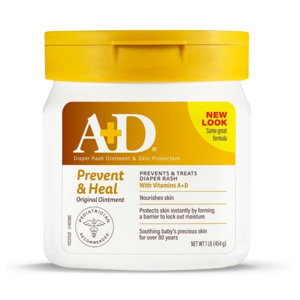 A+D Diaper Rash Ointment, Original (16 oz)