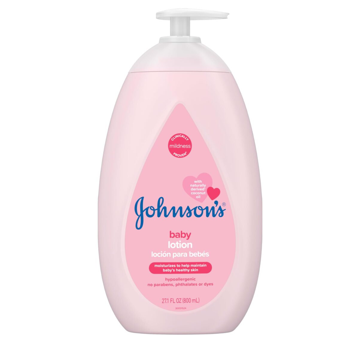 Johnson’s Baby Lotion with Coconut Oil (27.1 oz) - Image 1
