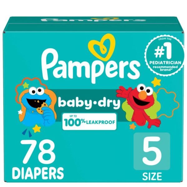 Pampers Baby Dry Diapers Size 5 (78 ct)