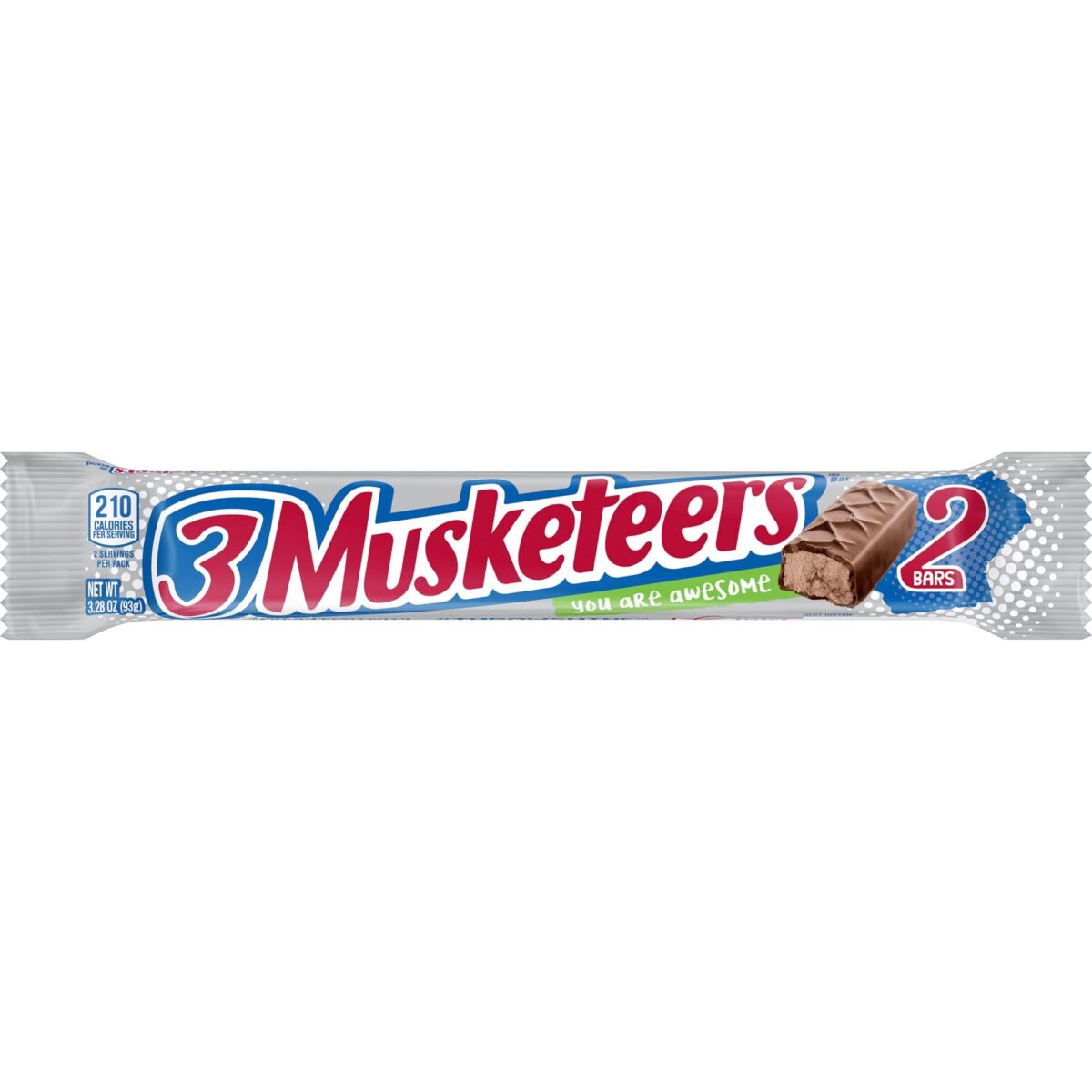 3 Musketeers Milk Chocolate Bar (1.92 oz) - Image 1