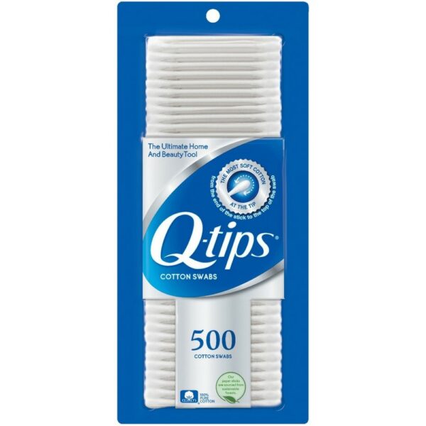 Q-tips Cotton Swabs (500 Count)