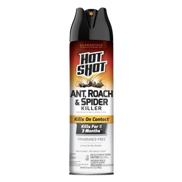 Hot Shot Ant, Roach & Spider Killer Fragrance-Free (17.5 oz)