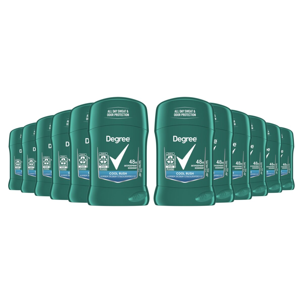 Degree Men Antiperspirant Cool Rush (1.7 oz, 12 Pack) - Image 1