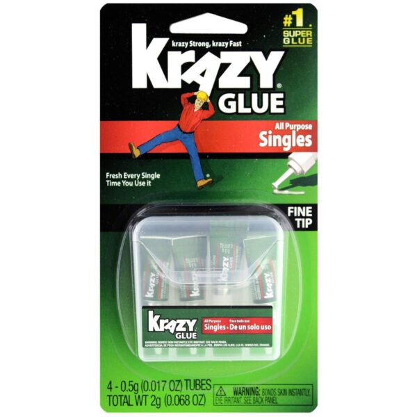 Krazy Glue Single-Use Tubes (Multi-Pack)