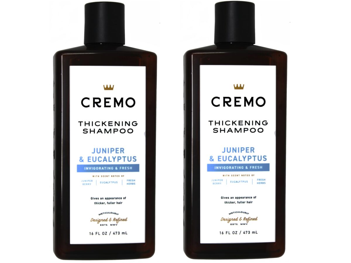 Cremo Thickening Shampoo Juniper & Eucalyptus (16 oz, 2-pack) - Image 1