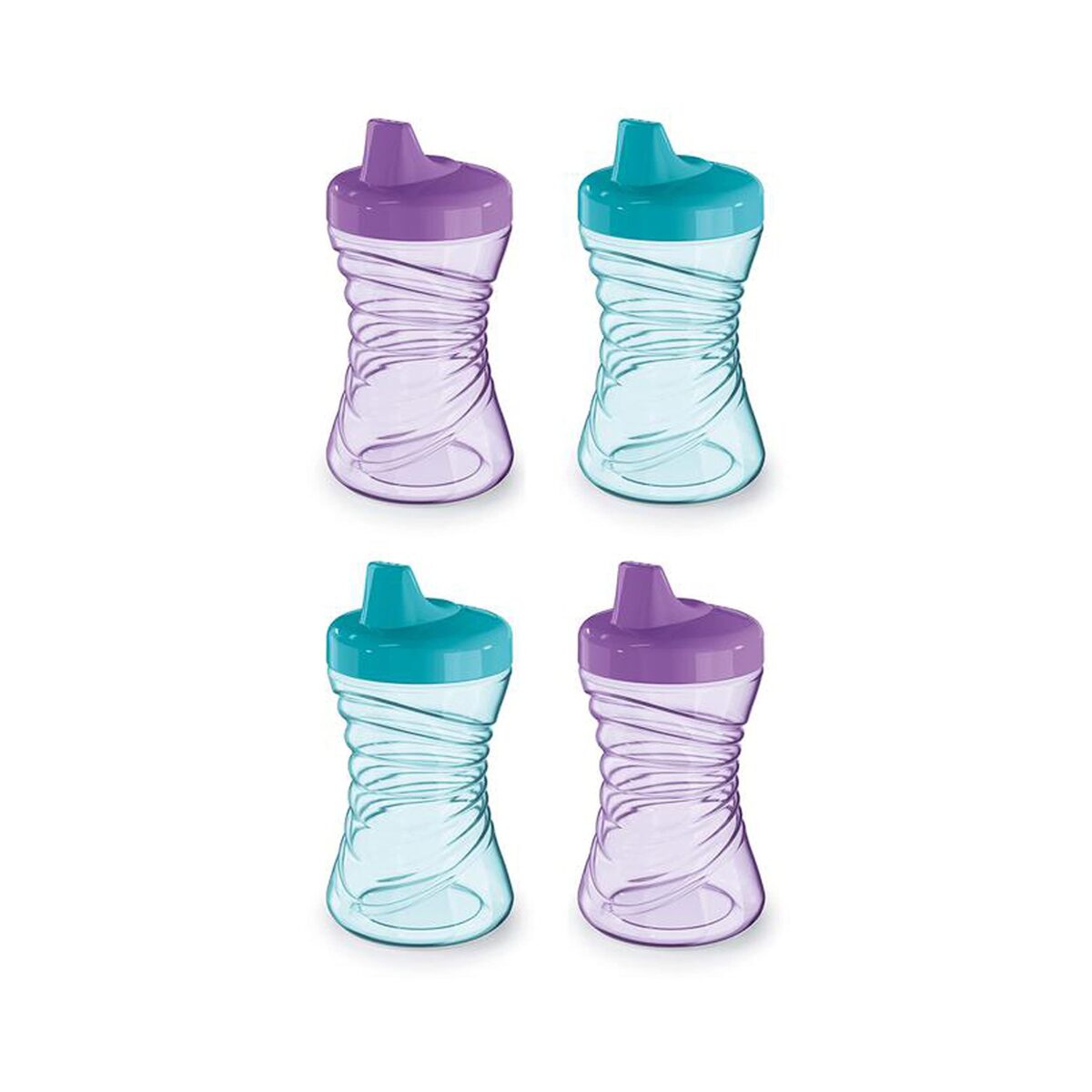 NUK Fun Grips Sippy Cup (10 oz, 4-pack) - Image 1