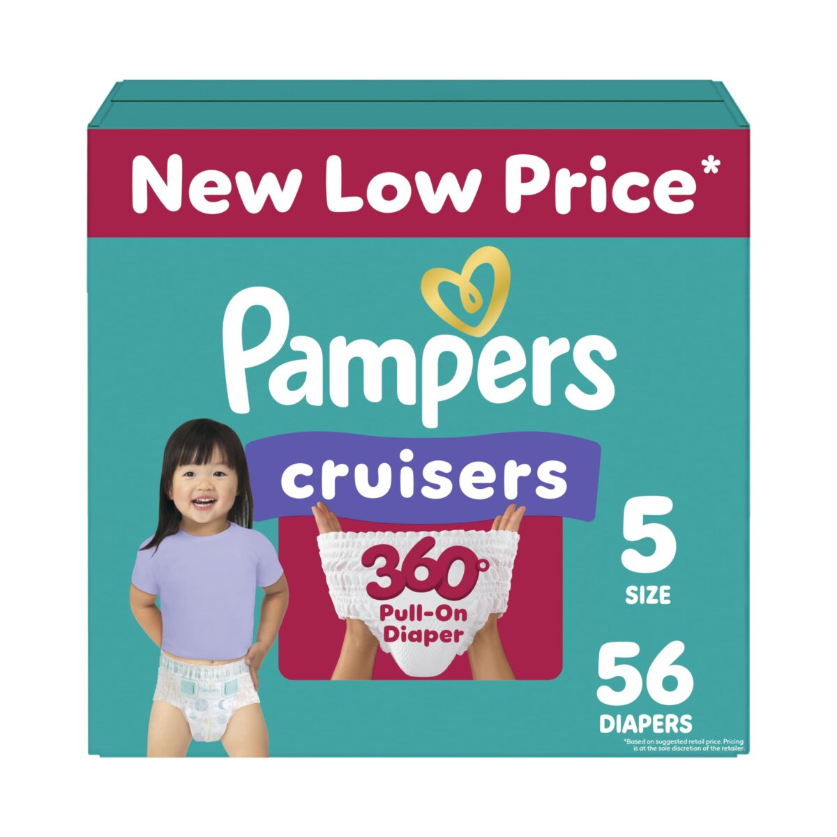 Pampers Cruisers 360 Diapers Size 5 (56 ct) - Image 1