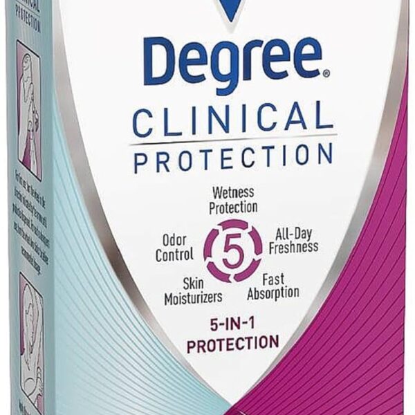 Degree Clinical Protection Antiperspirant (1.7 oz, 3 Pack)